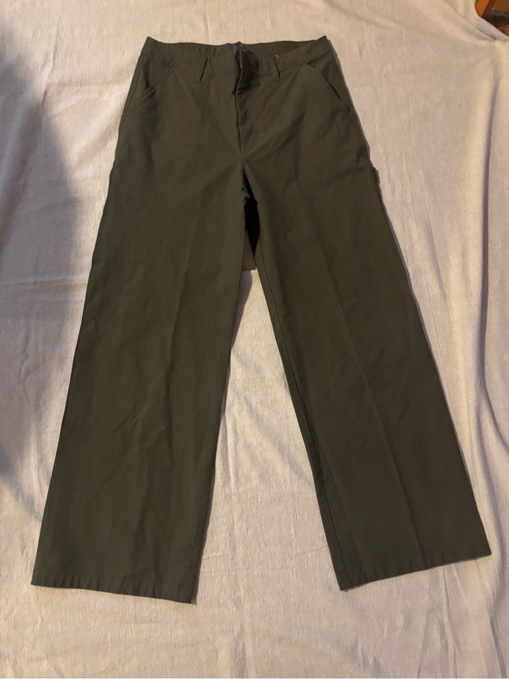 Vuori Women's Olive Wide Leg Utility Pants Size M NWOT